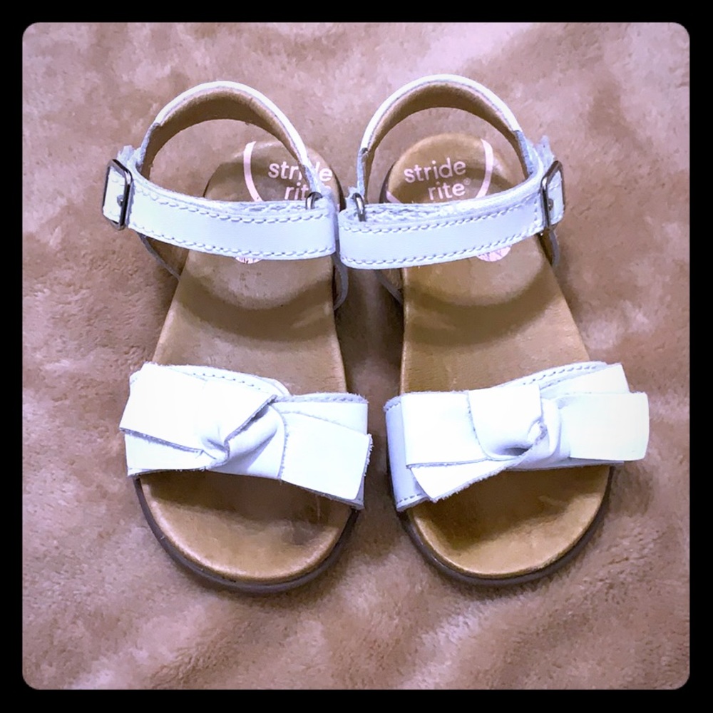 Stride Rite White Sandals
